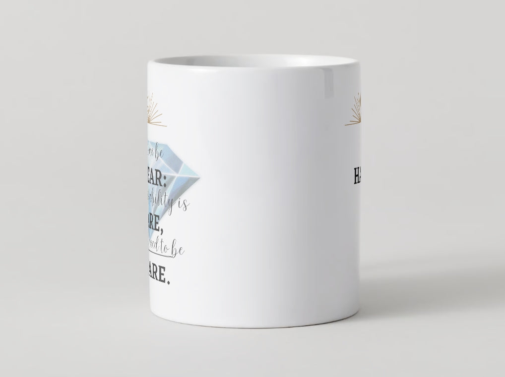 White Crystal Clear Awareness - Mug