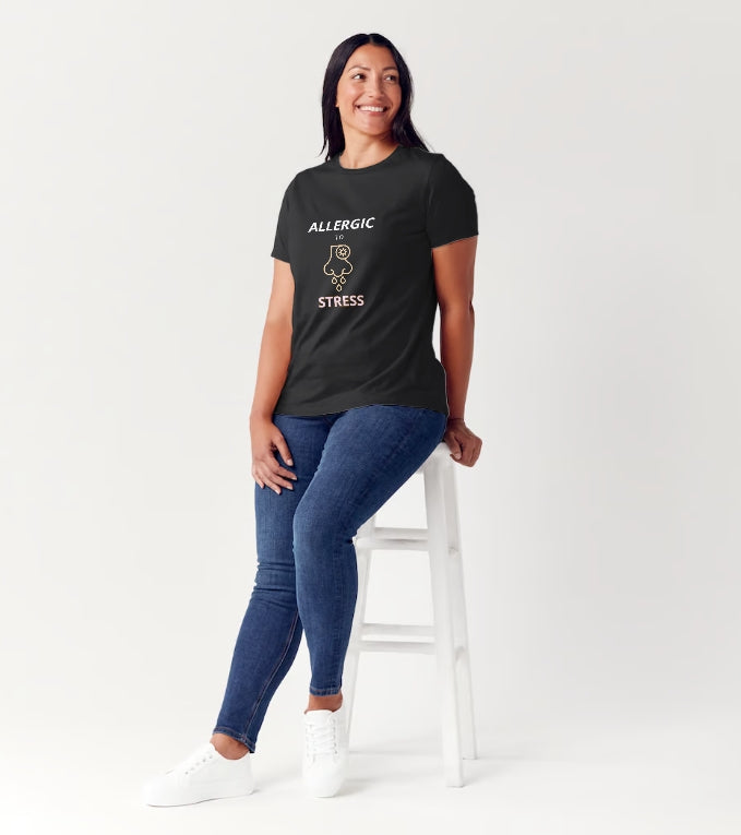 Allergic to Stress Club - T-Shirt