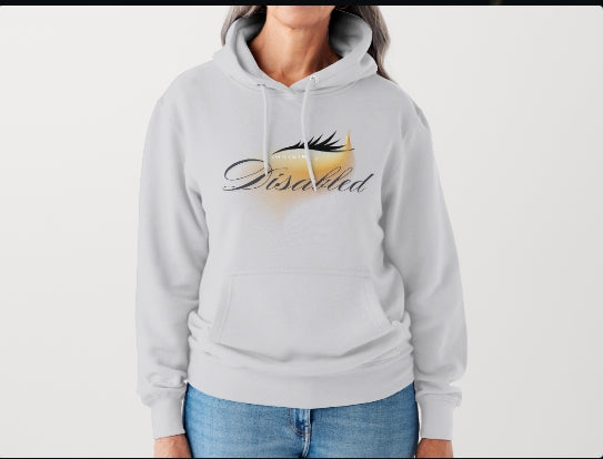 Black and Orange Invisibly Disabled - Behind the Mask 2.0 Hoodie