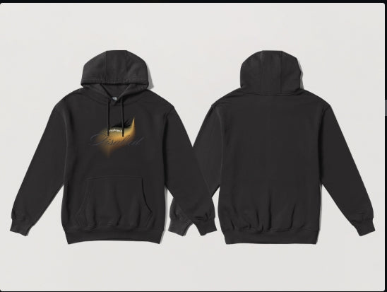 Black and Orange Invisibly Disabled - Behind the Mask 2.0 Hoodie