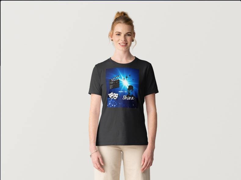 Born to Shine T-Shirt for performers with bold design and comfortable fit