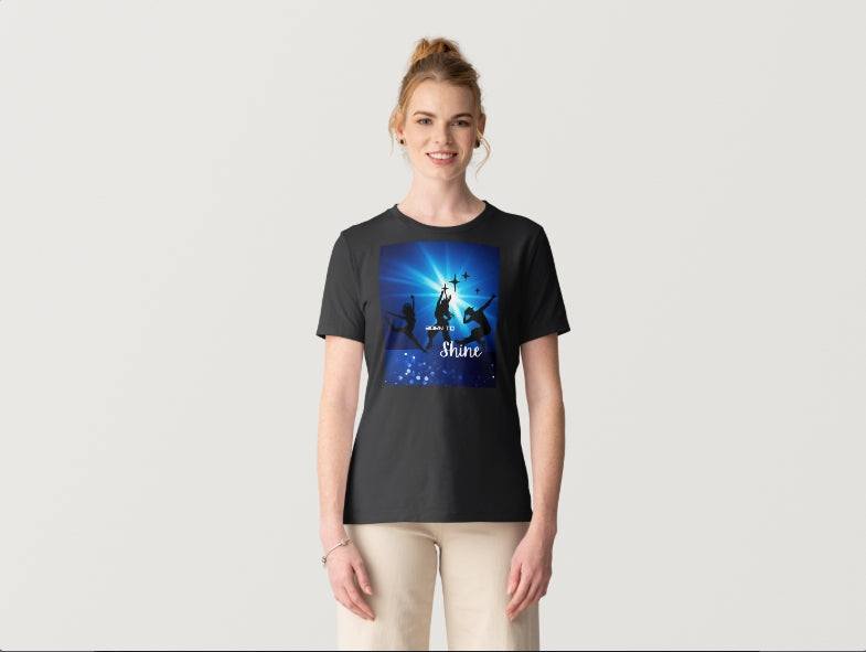 Born to Shine T-Shirt for performers with bold design and comfortable fit