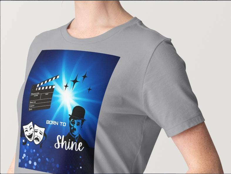 Born to Shine T-shirt for performers combining comfort and bold design