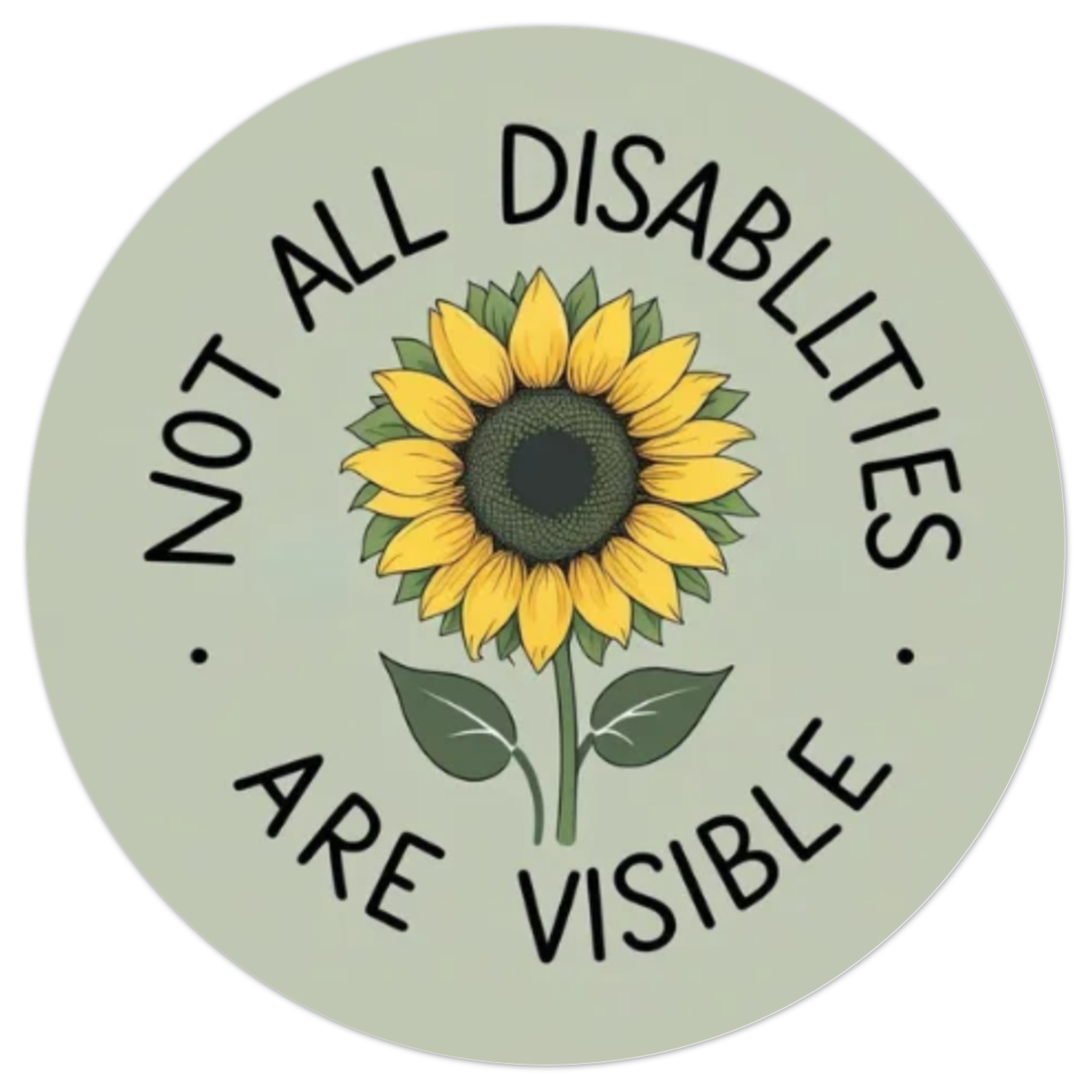 More Than What You See stickers highlighting hidden disabilities and invisible challenges