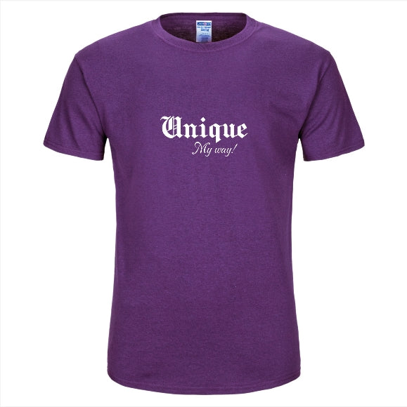 Chandail “Unique à ma façon” unisex t-shirt promoting authenticity, confidence, and self-expression